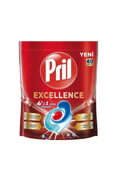 2 ADET  Pril Exellence Tablet 40 Lı ürün görseli 1