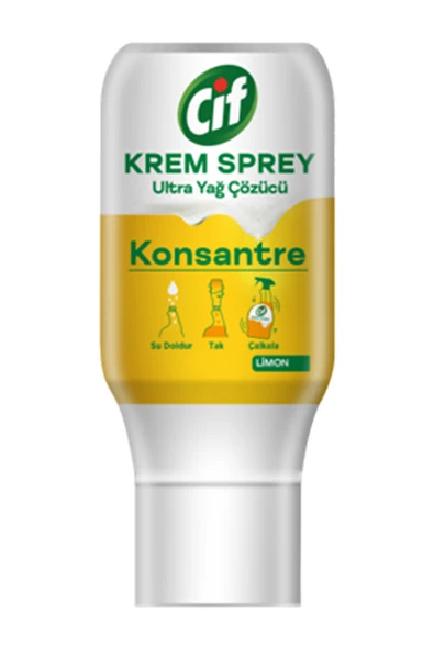 2 ADET  Cif Konsantre Krem Sprey Limon 70 ml ürün görseli 1