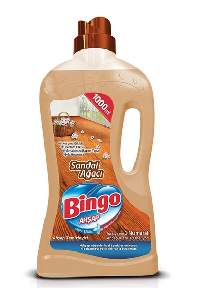 2 ADET  Bingo Ahşap Temizleyici 1 l Sandal Ağacı ürün görseli 1