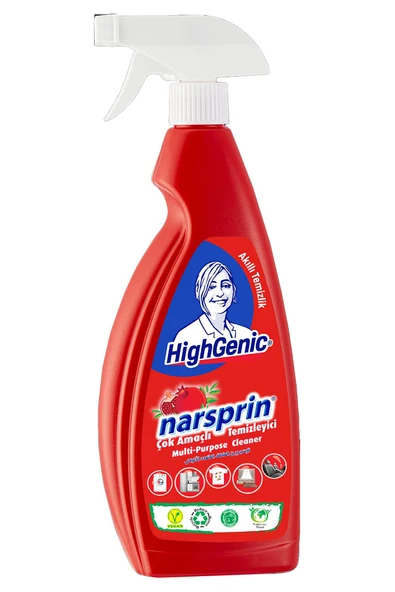 2 ADET  Highgenic Narsprin Çok Amaçlı Temizleyici 750 Ml ürün görseli 1
