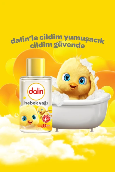 2 ADET  Dalın 50 Ml Mini Boy Bebe Yagı - Resim 2