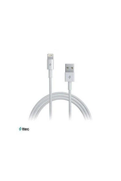 2 ADET  ttec Lightning Data Kablosu Beyaz ürün görseli 1