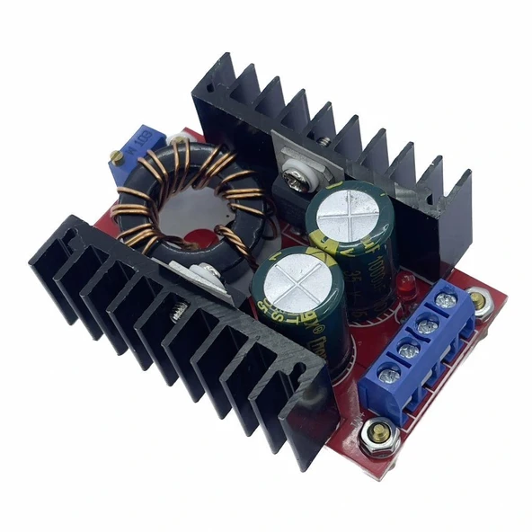 150W 10A DC-DC Voltaj Yükseltici Boost Converter Regülatör - Resim 5
