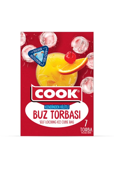 2 ADET  Cook Buz Torbası Kendinden Kilitli - Resim 2