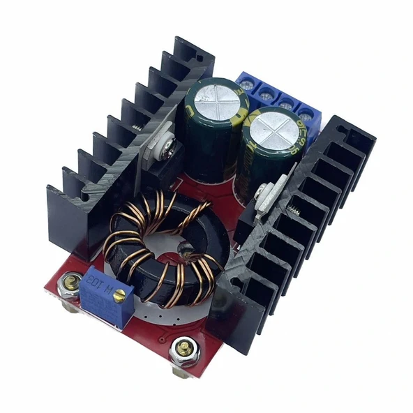 150W 10A DC-DC Voltaj Yükseltici Boost Converter Regülatör - Resim 4
