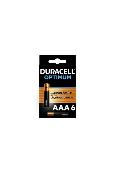 2 ADET  Duracell Optimum İnce Kalem 6'lı AAA ürün görseli 1