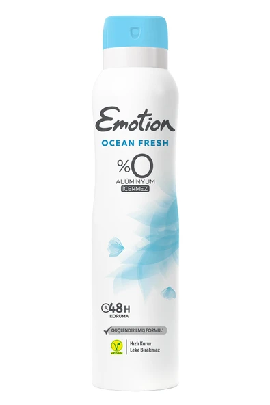 2 ADET  Emotion Deodorant Ocean Fresh 150 ml - Resim 2