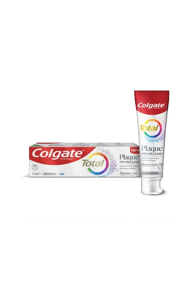 2 ADET  Colgate Diş Macunu Total Plaque Pro Release 75 ml ürün görseli 1