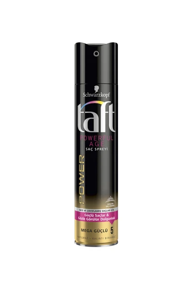 2 ADET  Taft Saç Spreyi 250 Ml No 5 Powerful Age Keratin ürün görseli 1