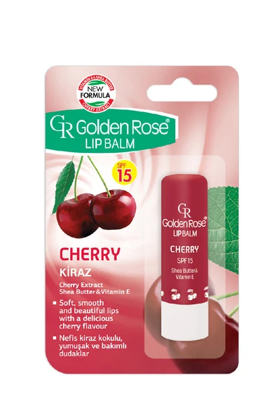 2 ADET  Golden Rose Dudak Balmı Cherry Spf15 ürün görseli 1