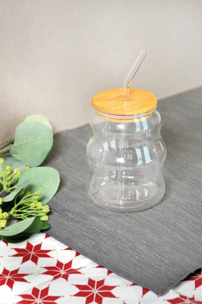 Paçi Bambu Kapak Pipetli Kupa 450 cc ürün görseli 1