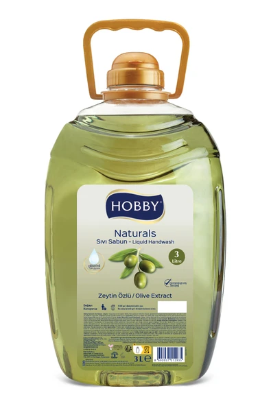 2 ADET  Hobby Naturals Zeytin Sıvı Sabun 3 L ürün görseli 1