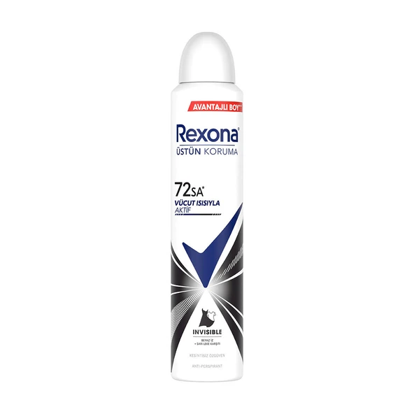 2 ADET  Rexona Black & White Deodorant 200 ml ürün görseli 1