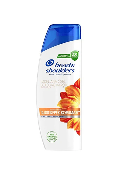 2 ADET  Head And Shoulders Şampuan Saç Dökülmesi Karşıtı Kadın 1+1 330 ml ürün görseli 1