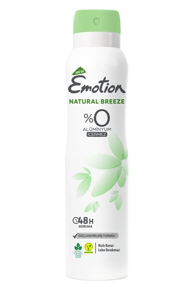 2 ADET  Emotion Deodorant 150 ml Natural Breeze ürün görseli 1