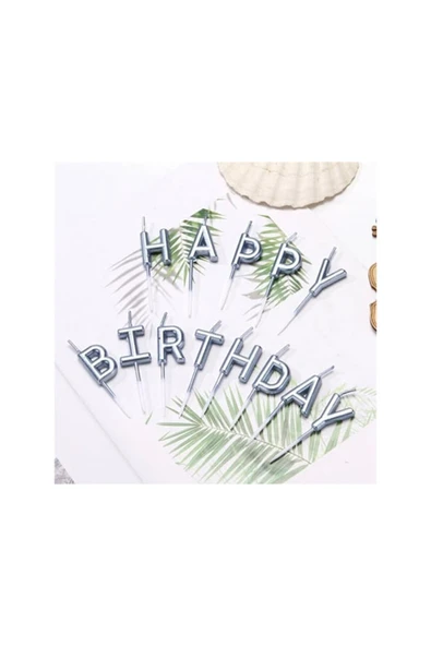 Orca Mum Gümüş Happy Birthday ürün görseli 1