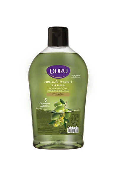 2 ADET  Duru Sıvı Sabun Zeytınyaglı 1,5L ürün görseli 1