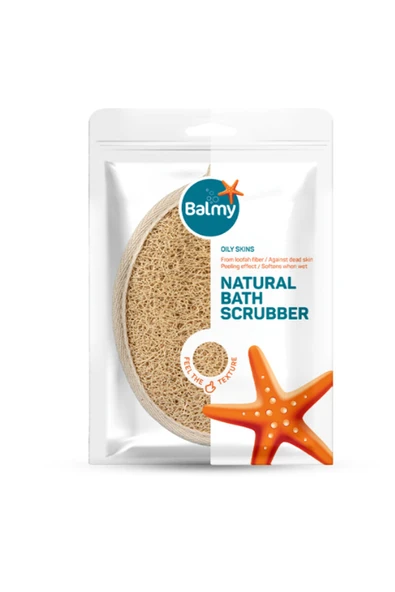 Balmy Doğal Kabak Oval Banyo Kesesi ürün görseli 1