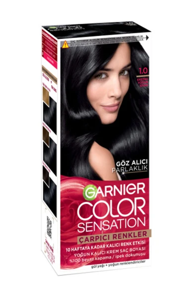Garnier Çarpıcı Renkler N°1.0 Ekstra Yoğun Siyah ürün görseli 1
