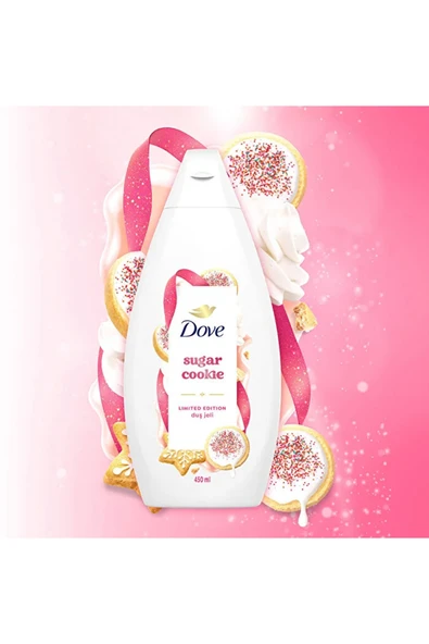 Dove Duş Jeli 450ml Sugar Cookie - Resim 2