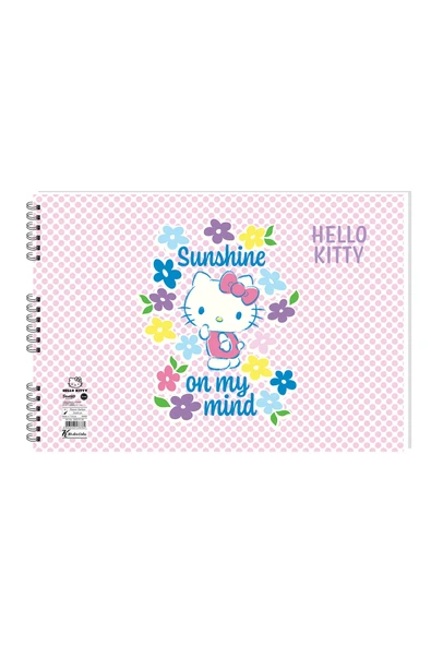 Hello Kitty 25*35 15 Yp. Spiralli Resim Defteri - Resim 2