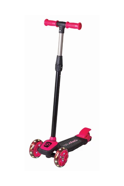 Cool Wheels 3 Tekerlekli Işıklı Twist Pembe Scooter ürün görseli 1