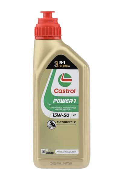 Castrol Power 15W-50 Motor Yağı 1L ürün görseli 1
