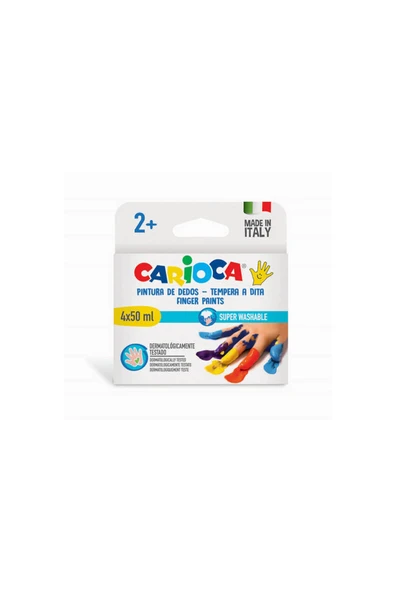 Carioca Baby Parmak Boyası 4 Renk 50ml ürün görseli 1