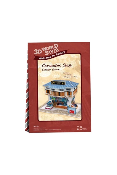 Türk Seramik Mağazası 3D Puzzle - Resim 2
