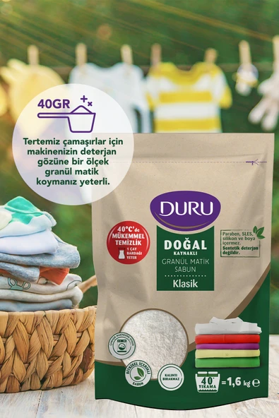 Duru Granül Sabun Klasik 1,6 kg - Resim 2