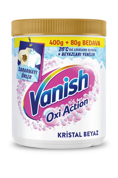 Vanish Kosla Multipower Toz 480 g Beyazlar Leke Çıkarıcı Deterjan Güçlendirici ürün görseli 1