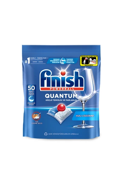 Finish Bulaşık Makinesi Tableti Quantum 50'li ürün görseli 1