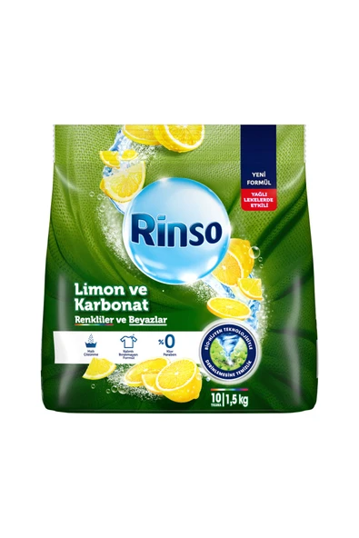 Rinso Limon Karbonat 1,5 kg Renkli+Beyaz ürün görseli 1