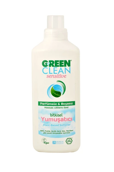 Green Clean Bitkisel Sıvı Çamaşır Yumuşatıcı Sensitive 1 L - Resim 2