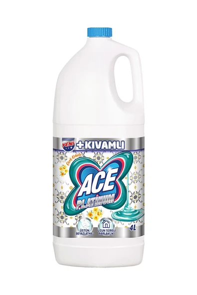Ace Platinum Çiçek Kokulu Çamaşır Suyu 4 L ürün görseli 1