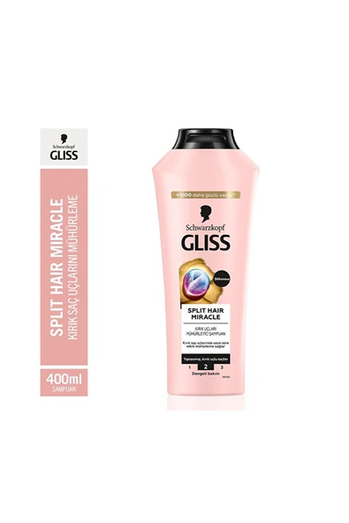 Gliss Şampuan Split Hair Miracle 400 ml - Resim 2