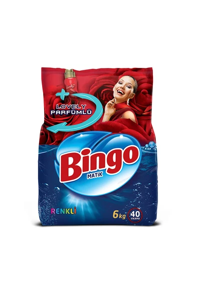 Bingo Çamaşır Deterjanı 6 kg Renkli ürün görseli 1