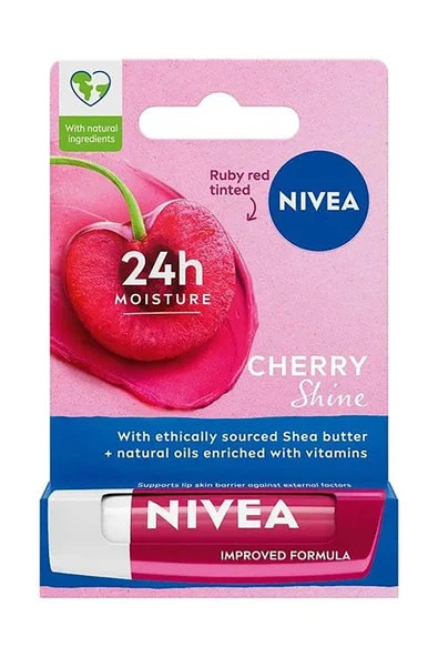 Nivea Lip Dudak Bakım Kremi Kiraz - Resim 2