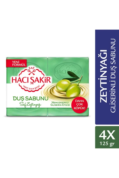 Hacı Şakir Banyo Sabunu Zeytinyağı Gliserinli 500 g ürün görseli 1