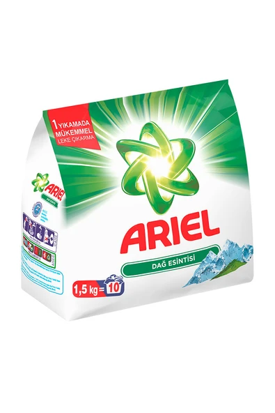Ariel Çamaşır Deterjanı 1.5 kg Dağ Esintisi Beyazlar ürün görseli 1