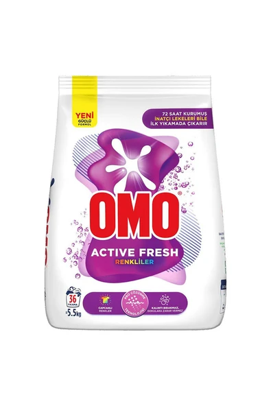 Omo Color 5,5 kg Renkliler - Resim 2