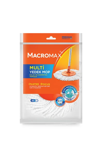 Macromax Faster Temizlik Seti Yedek Mop - Resim 2