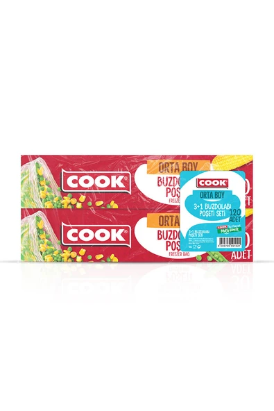 Cook Buzdolabı Poşeti (3+1) 120 Li - Resim 2