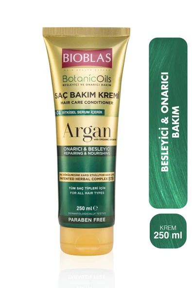 Bioblas Botanic Oils Saç Kremi Maske 200 ml Argan ürün görseli 1