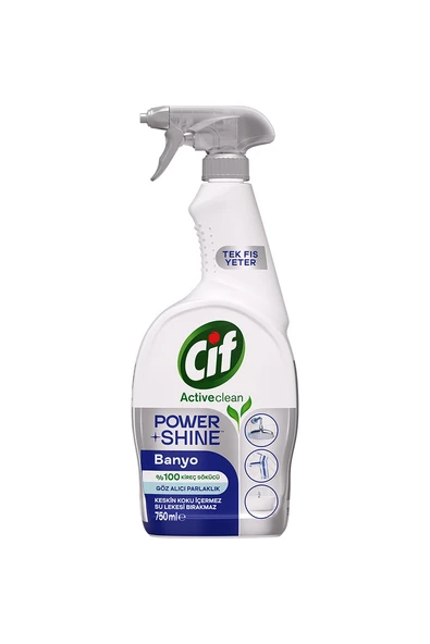 Cif Power Shine Yüzey Temizleyici Sprey 750 ml Banyo ürün görseli 1