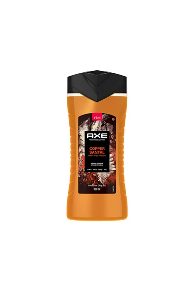 Axe Duş Jeli 3in1 Copper Santal 300 ml ürün görseli 1