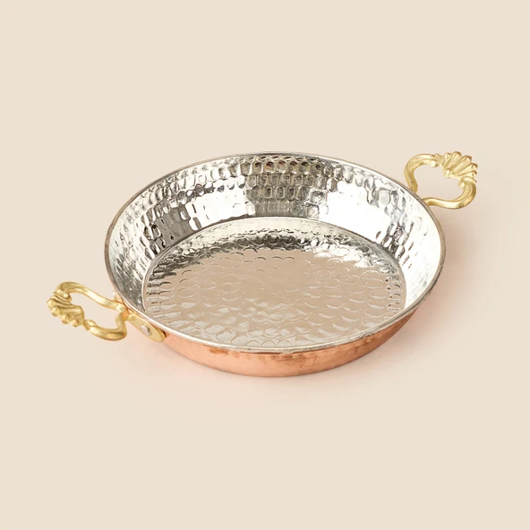Bakır Sahan - Renkli - 16 cm - Resim 2