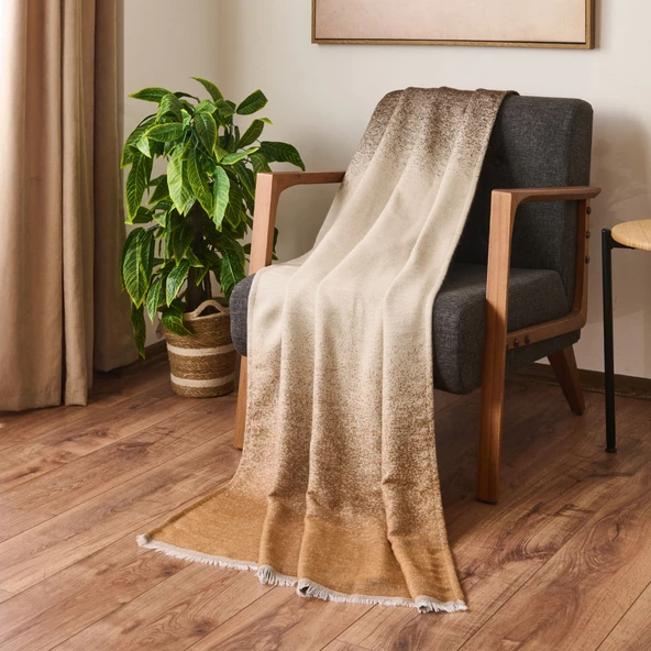 Soft Rocco Koltuk Örtüsü - Bej - 140x190 cm ürün görseli 1