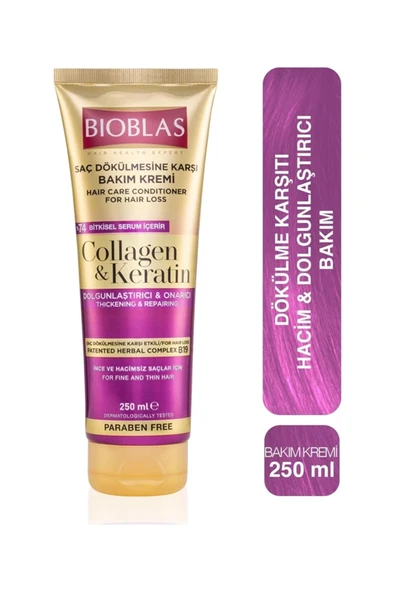 Bioblas Saç Kremi Kolojen+Keratin 250 ml ürün görseli 1