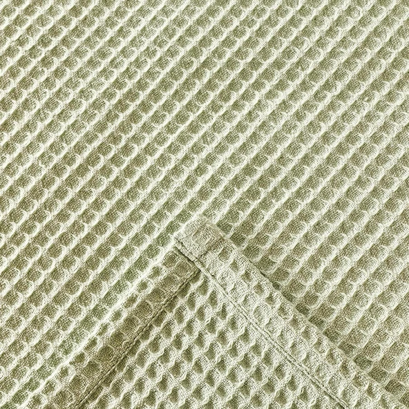 Soft Rete Çift Kişilik Pike - Yeşil - 200x220 cm - Resim 3